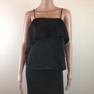 Elizabeth and James Black camisole SzXS NWOT